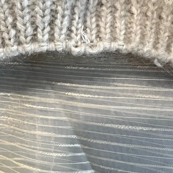 Nicholson & Nicholson Chunky Wool Sweater – Beige – Size 38 (Japan) - Picture 6 of 7